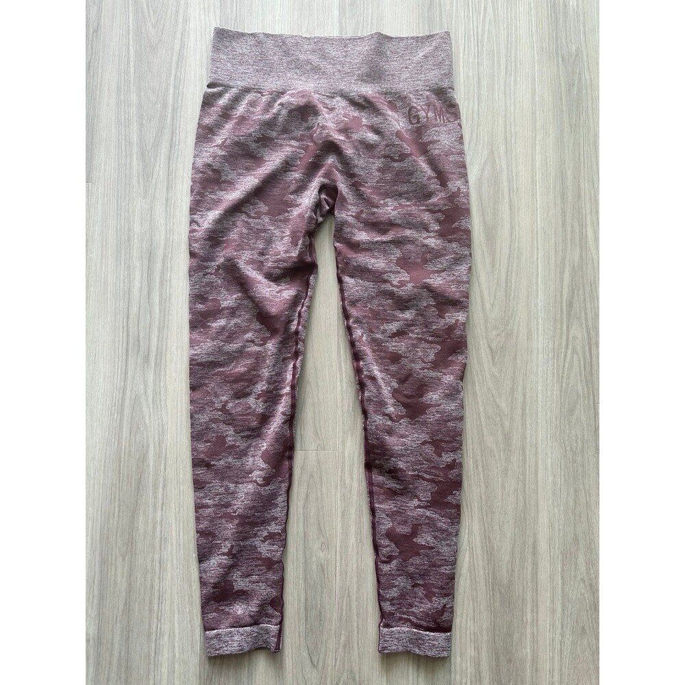 Gymshark Seamless Butt Scrunch Camo Leggings size Large